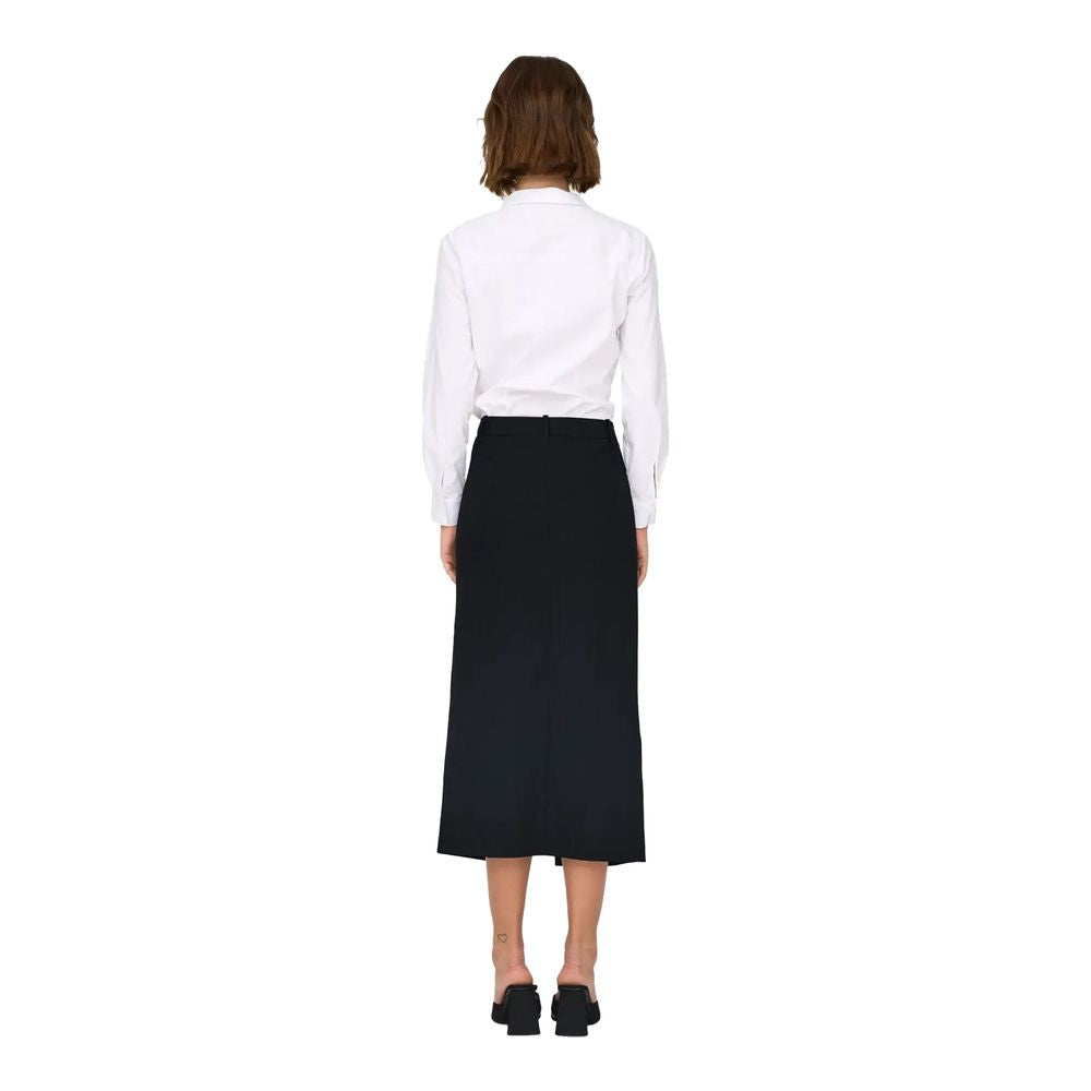 Jupe en polyester grise Jacqueline De Yong