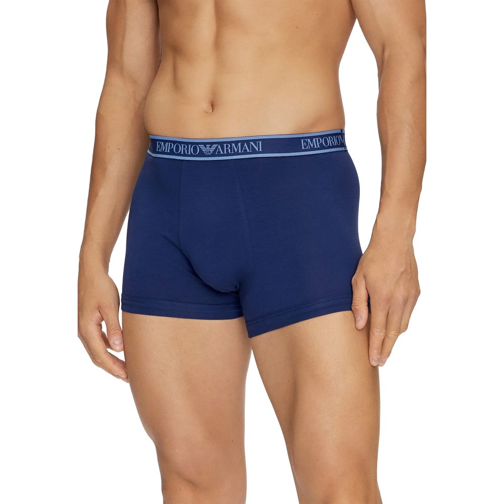 Sous-vêtements Emporio Armani en coton bleu