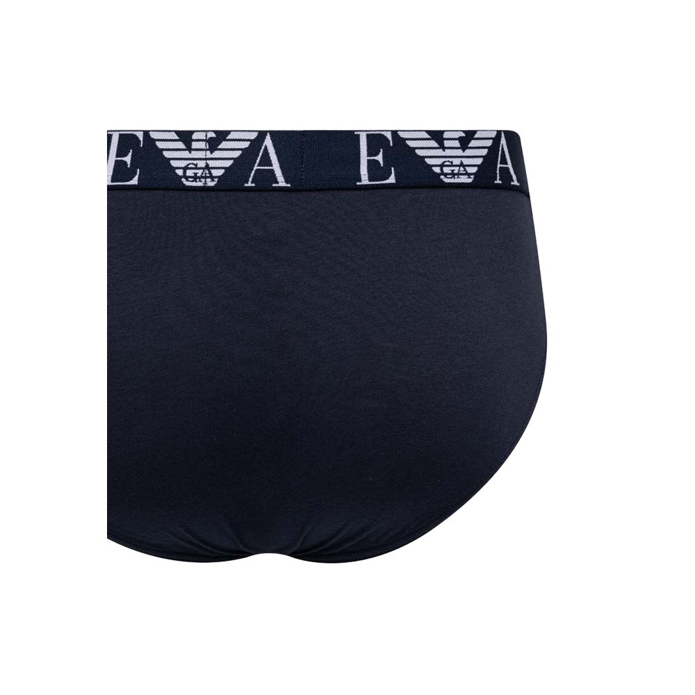 Sous-vêtements Emporio Armani en coton bleu
