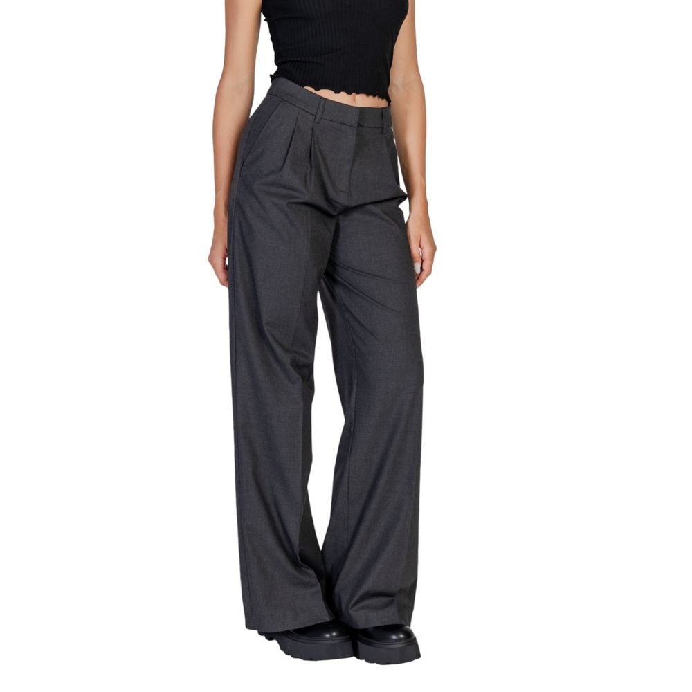 Morgan De Toi Gray Polyester Pant by Morgan De Toi