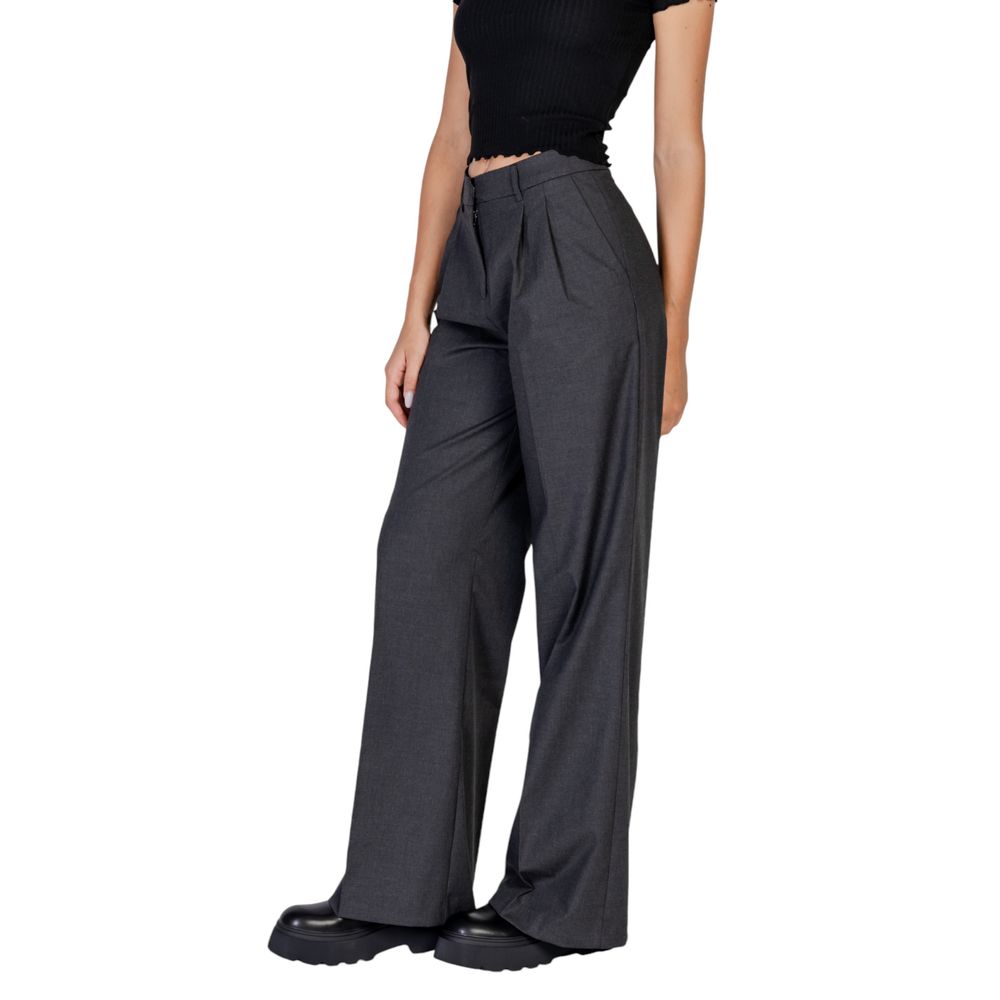 Morgan De Toi Gray Polyester Pant by Morgan De Toi