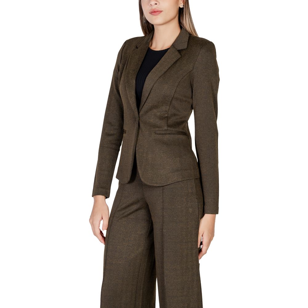 Costumes et blazers en polyester vert ICHI