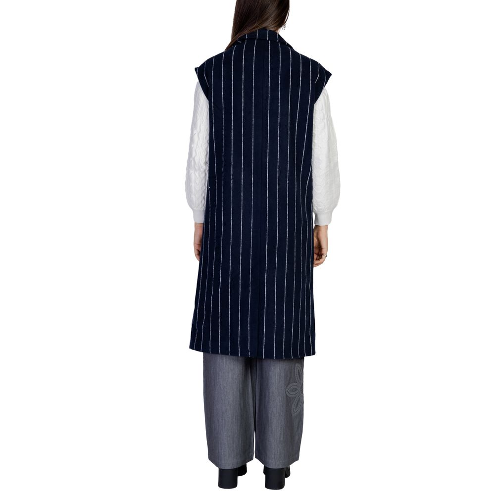 Vestes et manteaux en polyester bleu ICHI
