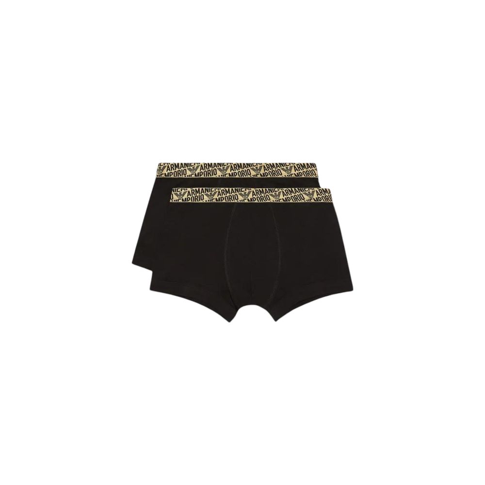 Boxer en coton bicolore Emporio Armani Underwear