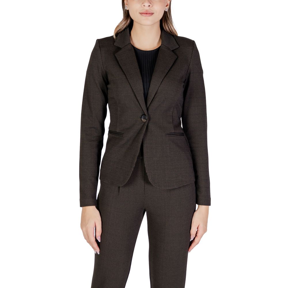 Costumes et blazers en polyester marron ICHI