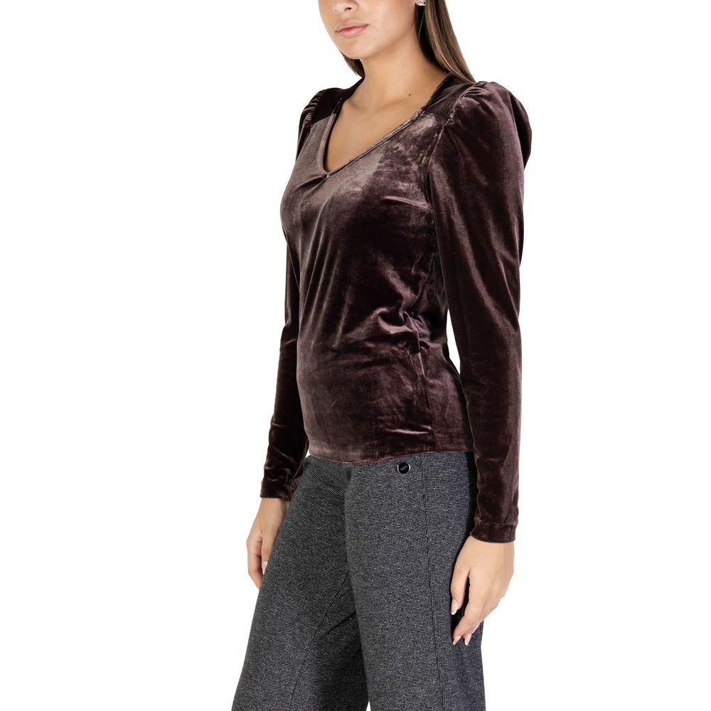 B.Young Brown Polyester Sportswear by B.Young