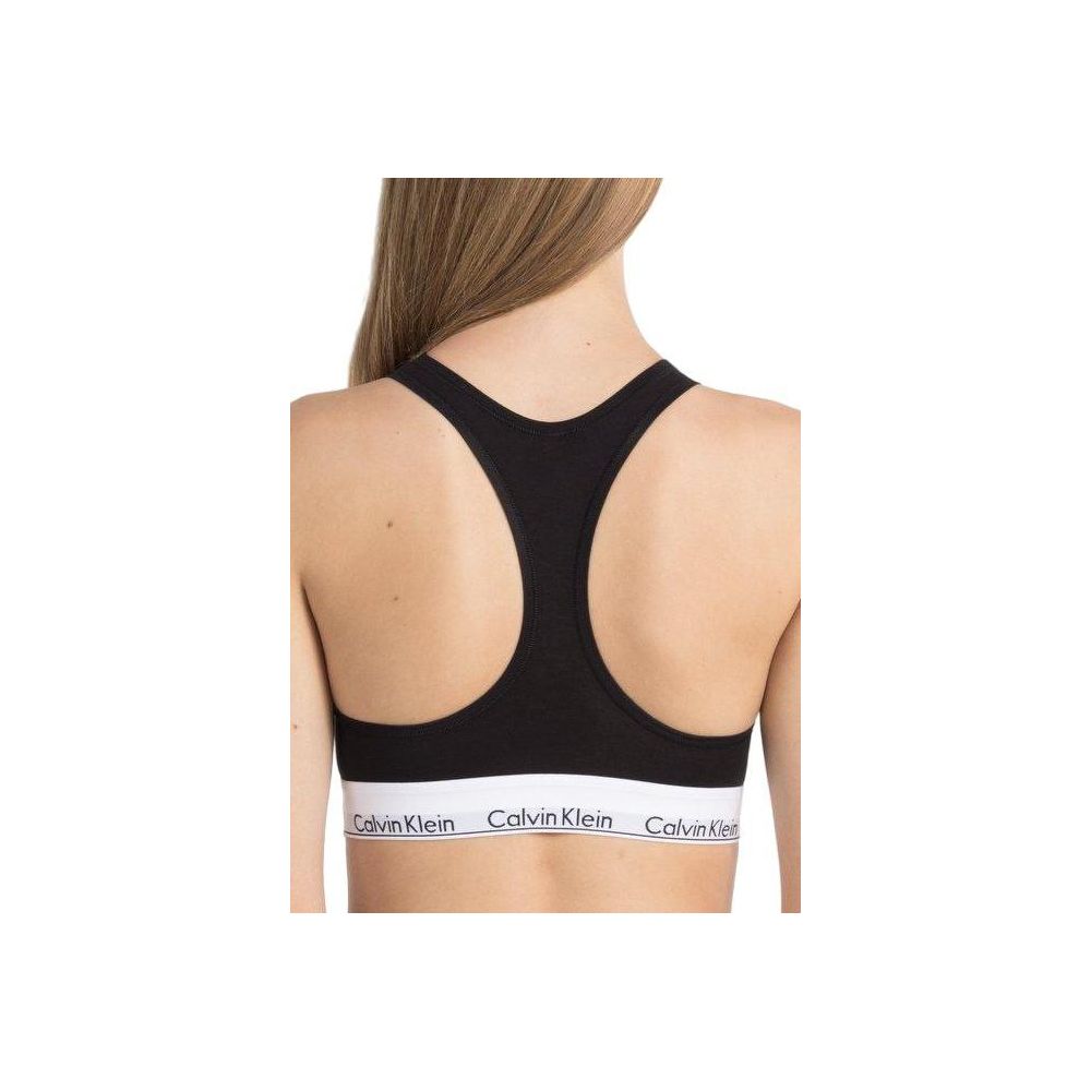 Soutien-gorge en coton noir Calvin Klein Underwear