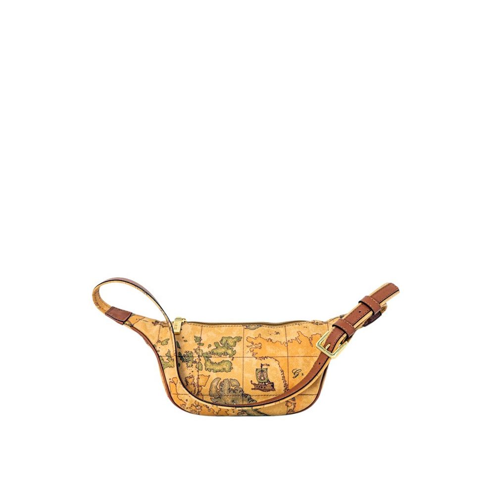 Sac banane en cuir beige Alviero Martini Prima Classe