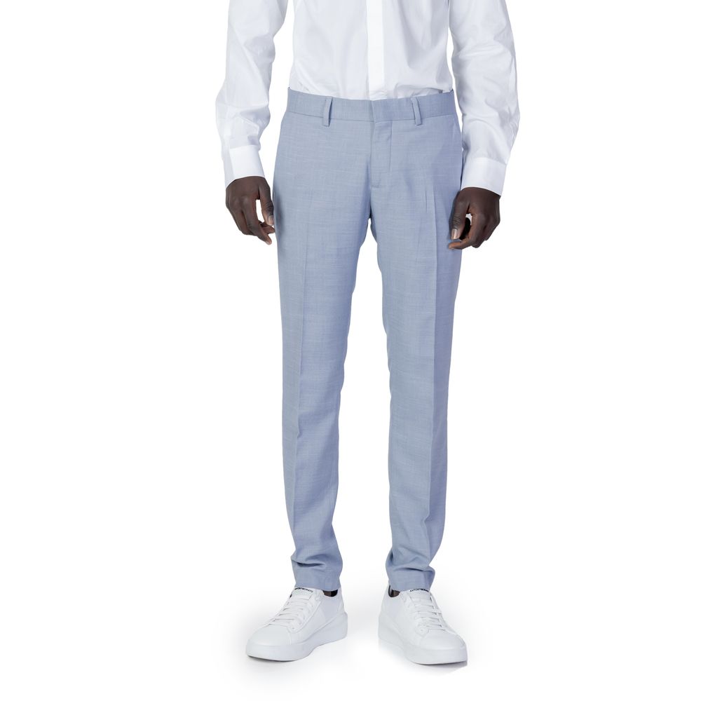 Antony Morato Blue Polyester Pant by Antony Morato