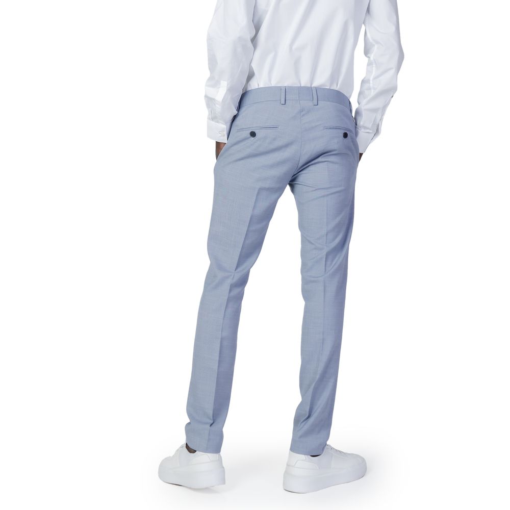 Antony Morato Blue Polyester Pant by Antony Morato