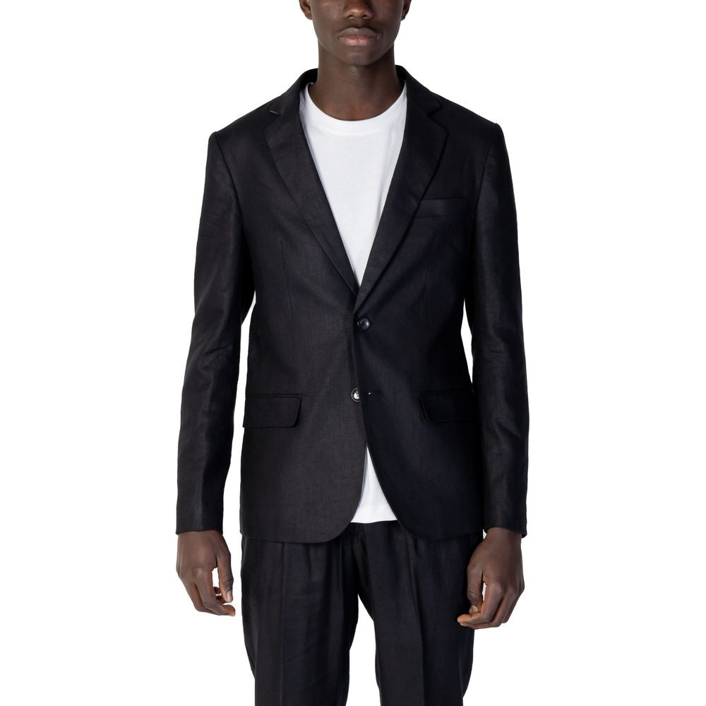 Costume en lin noir Antony Morato