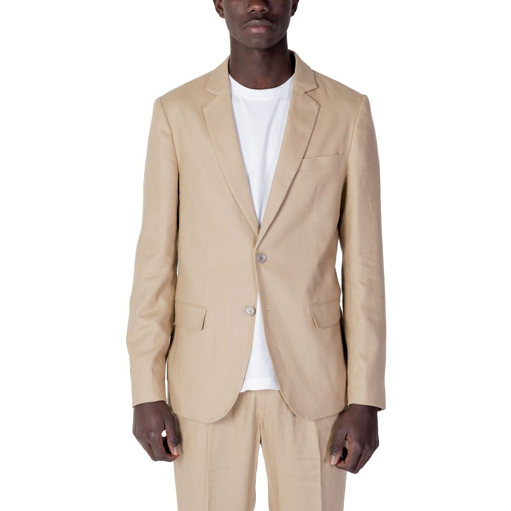 Costume en lin beige Antony Morato