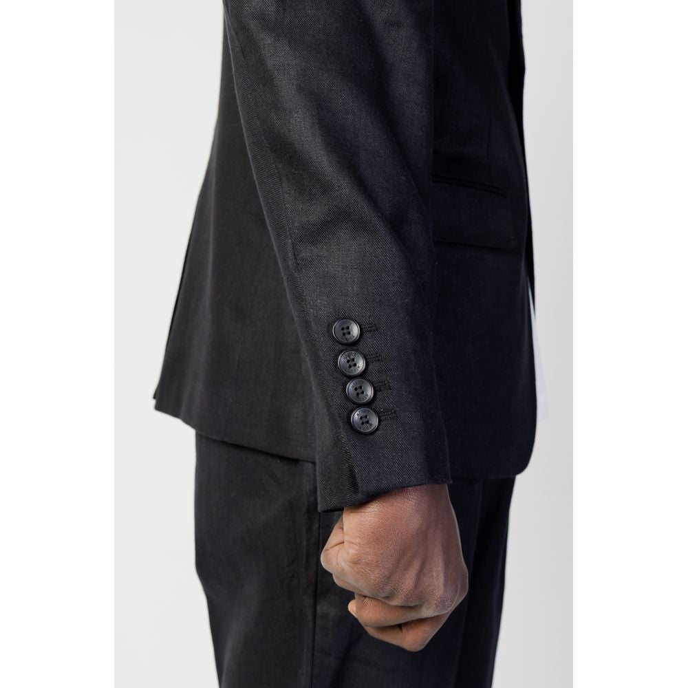 Costume en lin noir Antony Morato