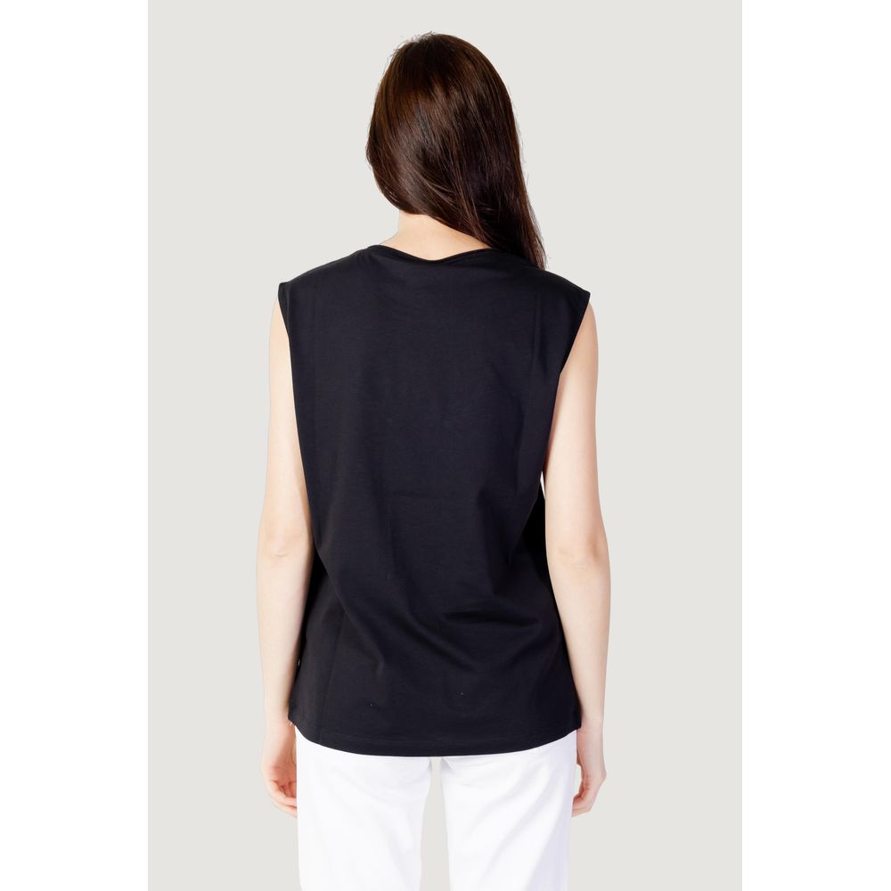T-shirt en coton bleu noir