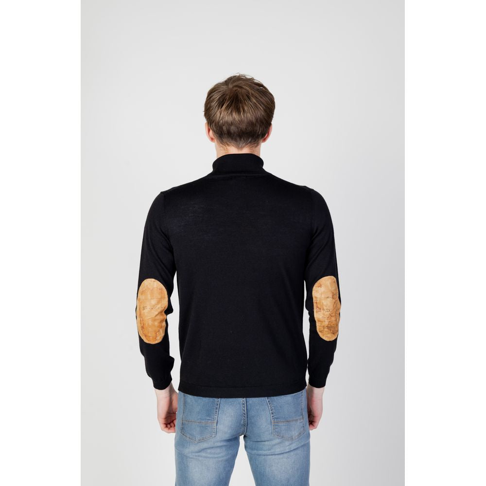 Alviero Martini Prima Classe Black Viscose Turtleneck by Alviero Martini Prima Classe