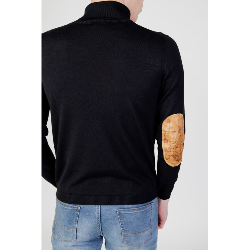 Alviero Martini Prima Classe Black Viscose Turtleneck by Alviero Martini Prima Classe