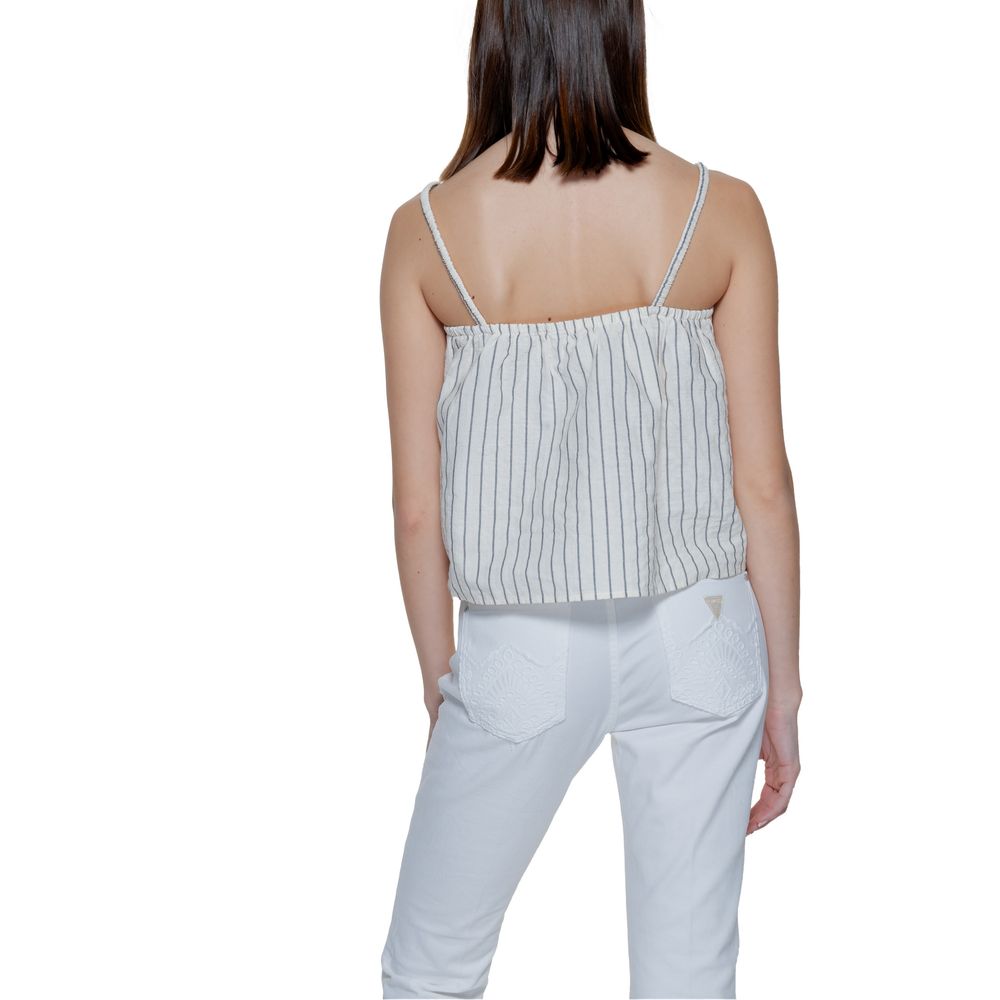 Hauts et t-shirts en coton biologique beige Vero Moda