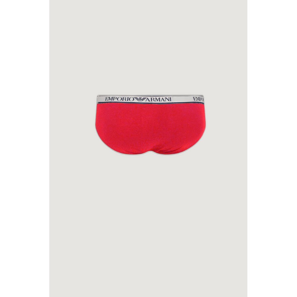 Sous-vêtements en coton rouge Emporio Armani Underwear