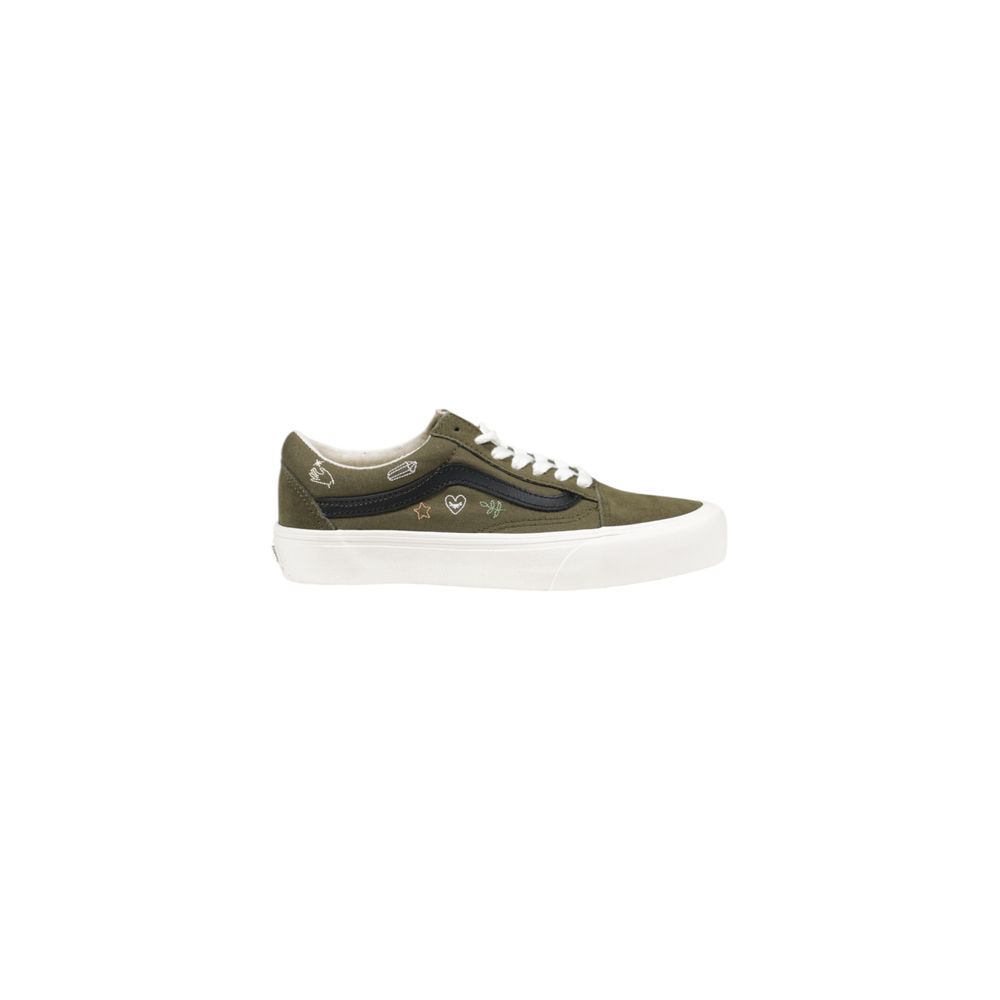 Vans Green Leather Sneaker by Vans
