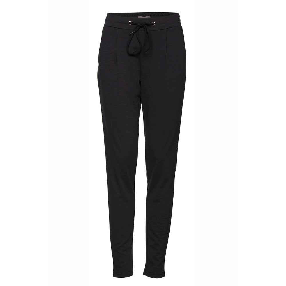 ICHI IHKATE PA2 Polyester Viscose Cigarettebroek Zwart