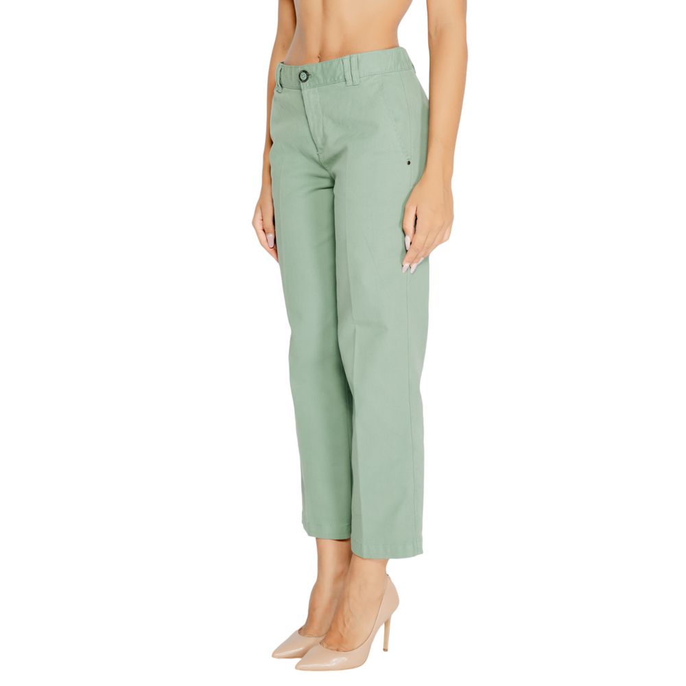 Pantalon en coton turquoise Street One