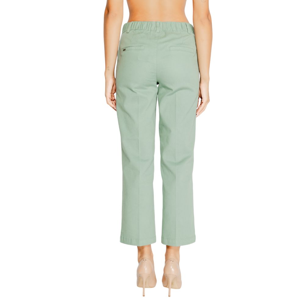 Pantalon en coton turquoise Street One