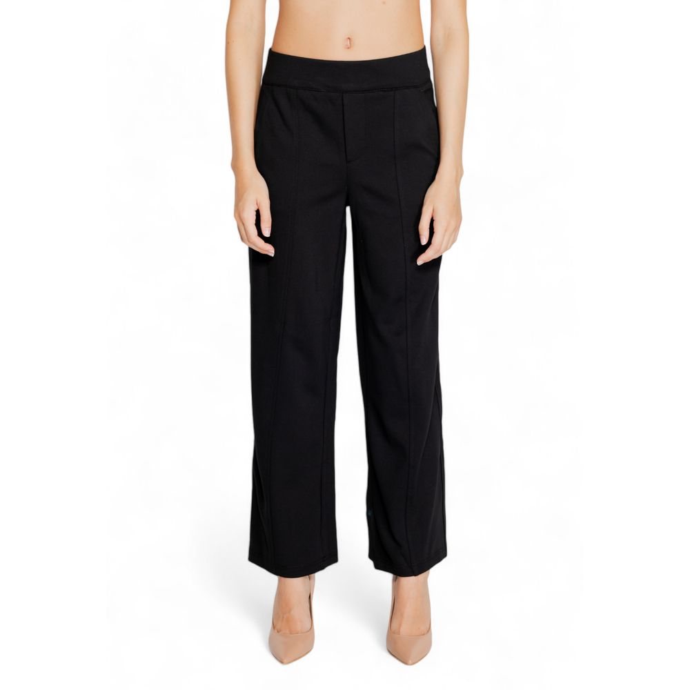 Street One Black Viscose Pant by Street One