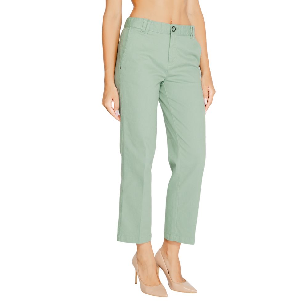 Pantalon en coton turquoise Street One