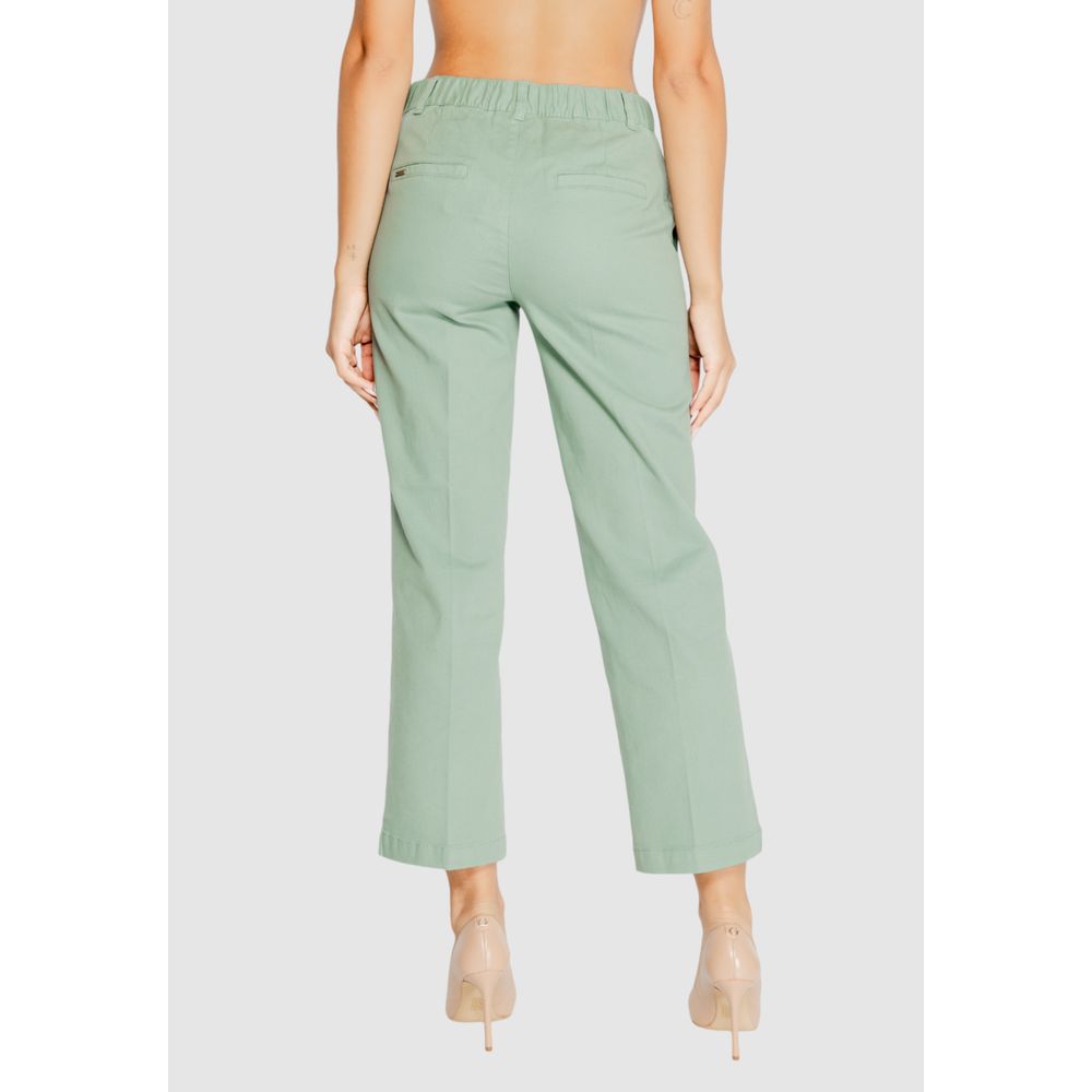 Pantalon en coton turquoise Street One
