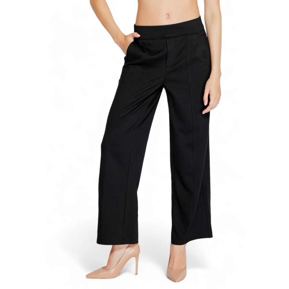 Street One Black Viscose Pant by Street One