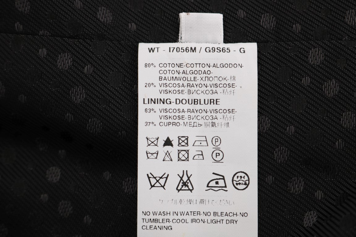 Gilet élégant à rayures grises pour homme Dolce & Gabbana
