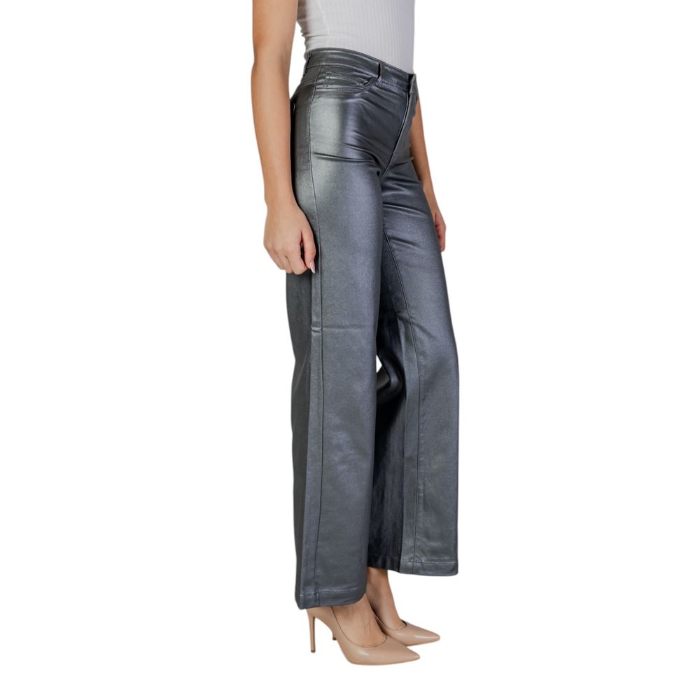 Jacqueline De Yong Silver Viscose Pant by Jacqueline De Yong
