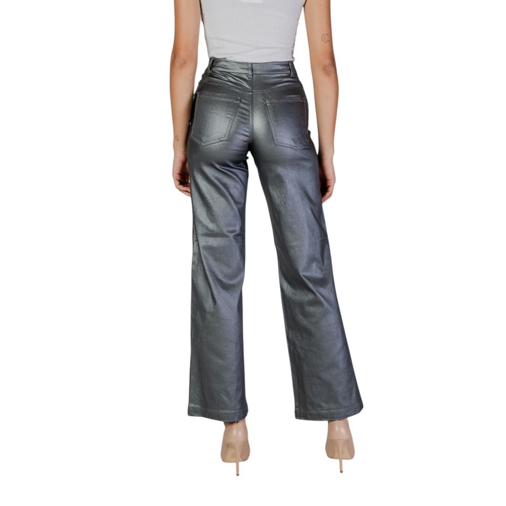 Jacqueline De Yong Silver Viscose Pant by Jacqueline De Yong