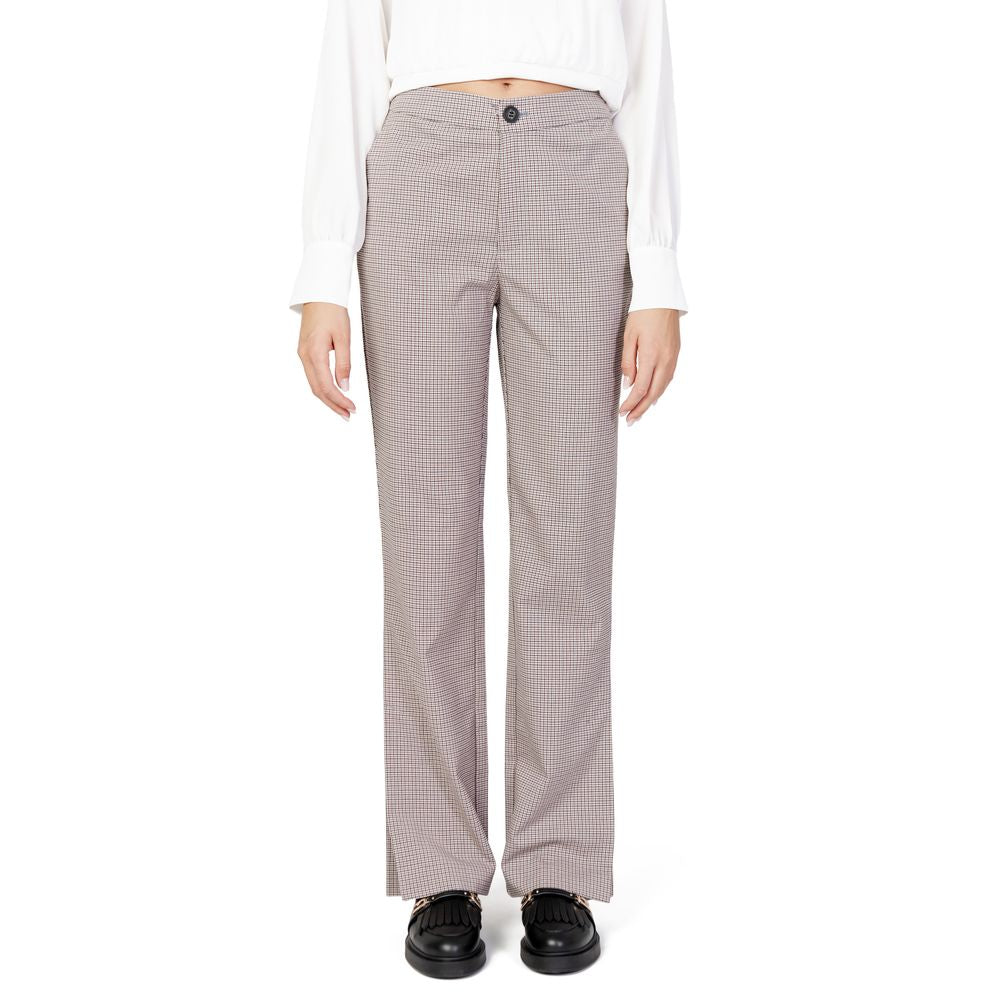 Only Beige Polyester Pant by Only