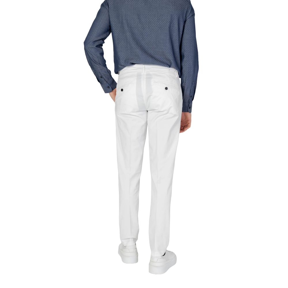Antony Morato Cream Cotton Skinny Pant by Antony Morato