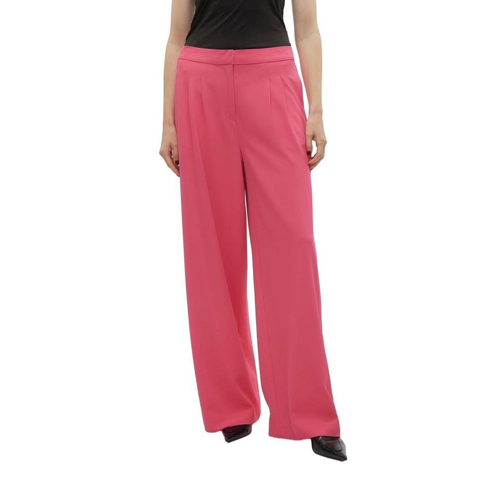 Vero Moda Pink Polyester Pant by Vero Moda