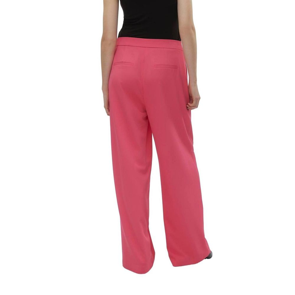 Vero Moda Pink Polyester Pant by Vero Moda