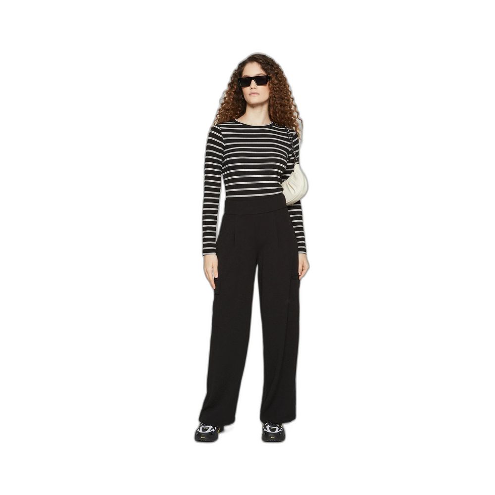Jacqueline De Yong Black Polyester Pant by Jacqueline De Yong