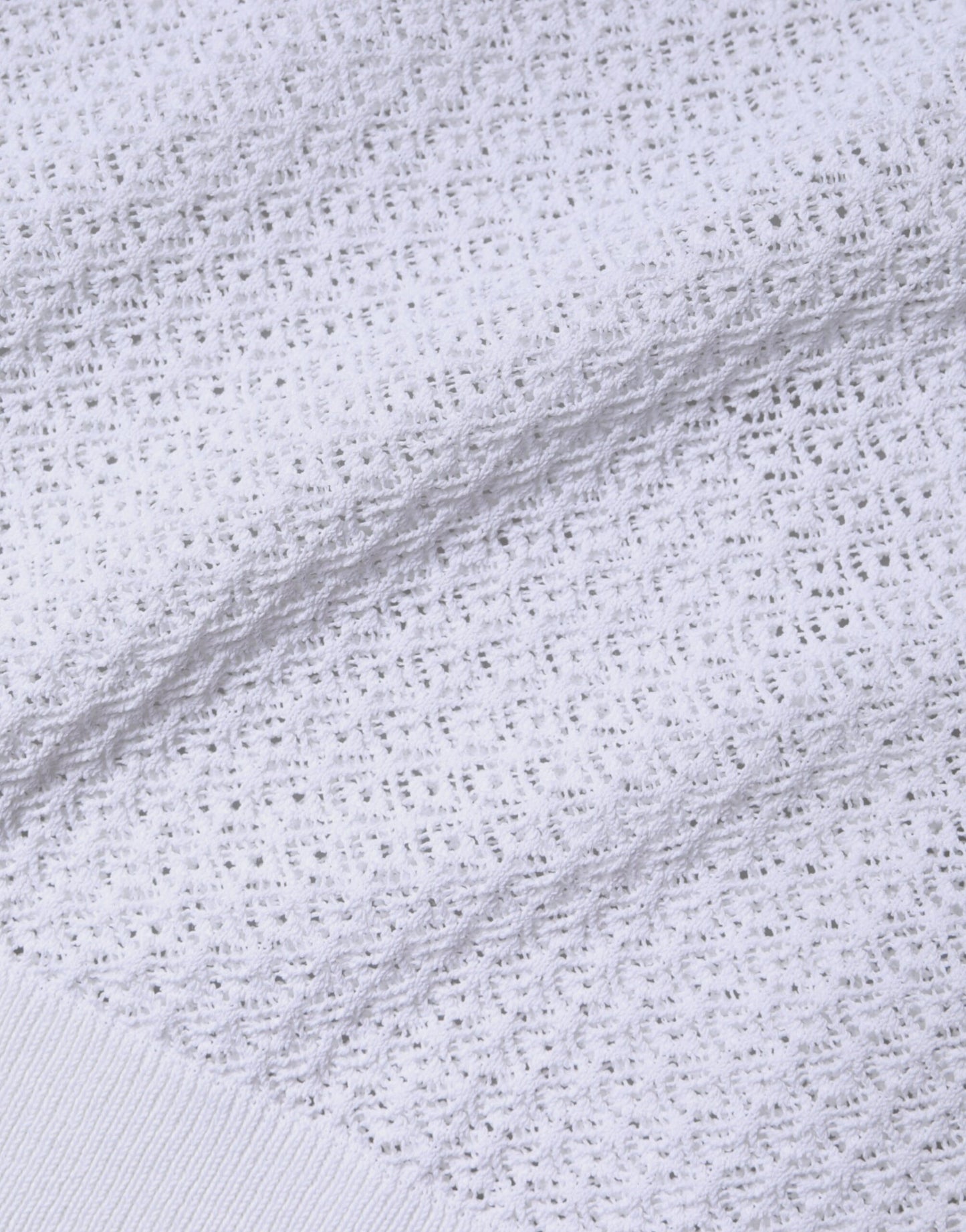 Dolce & Gabbana White Mesh See Through Long Sleeves Top by Dolce & Gabbana