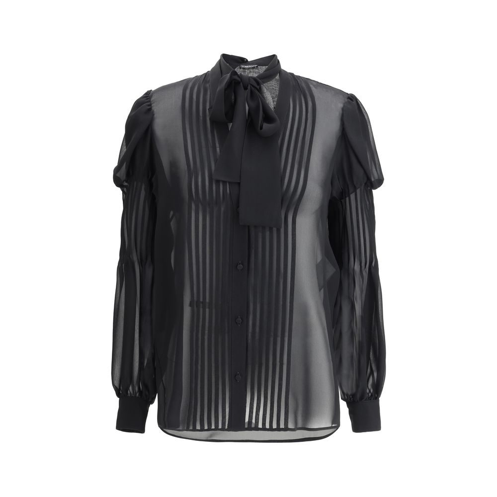 Chemise en georgette de soie Tom Ford
