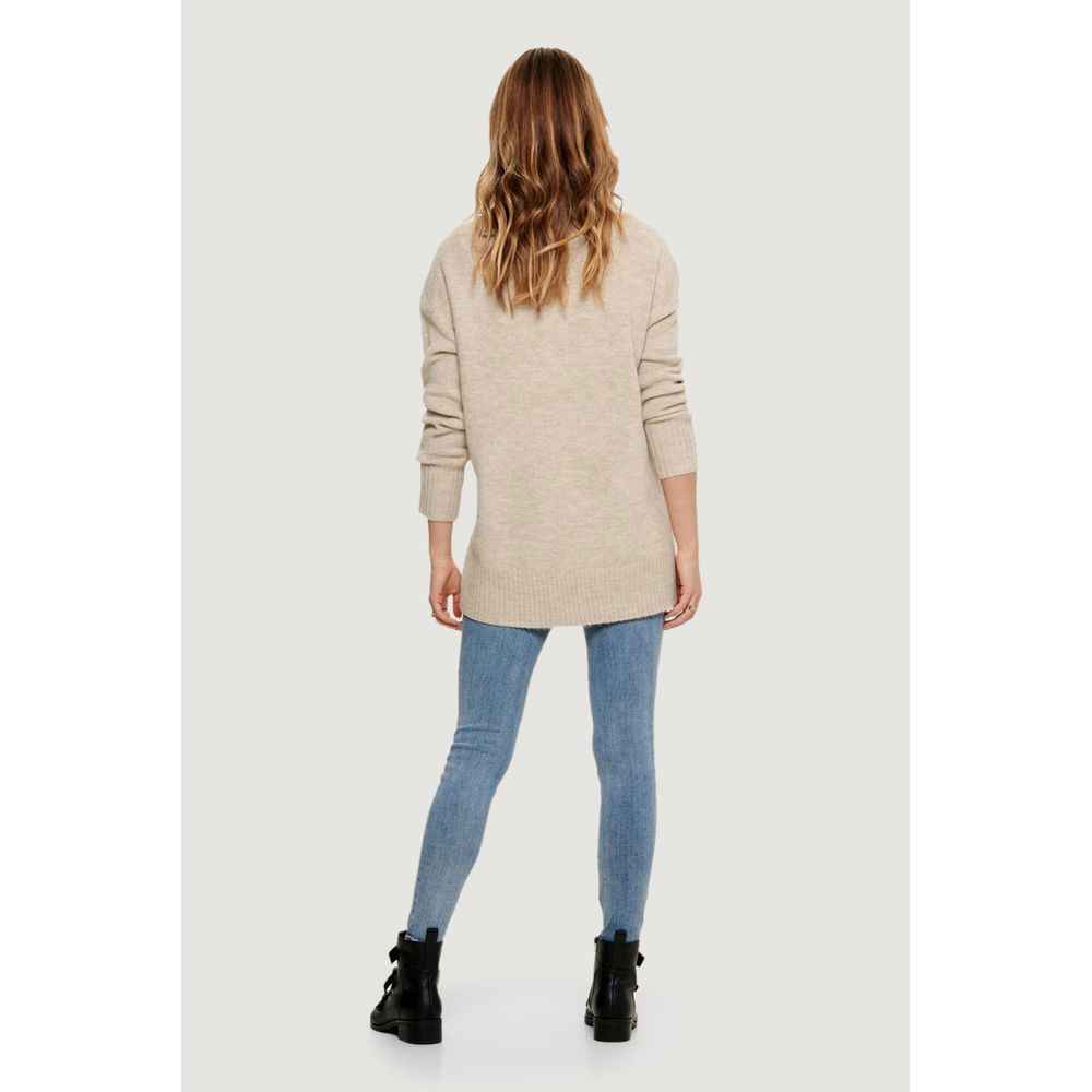 Only Beige Marabou Sweater