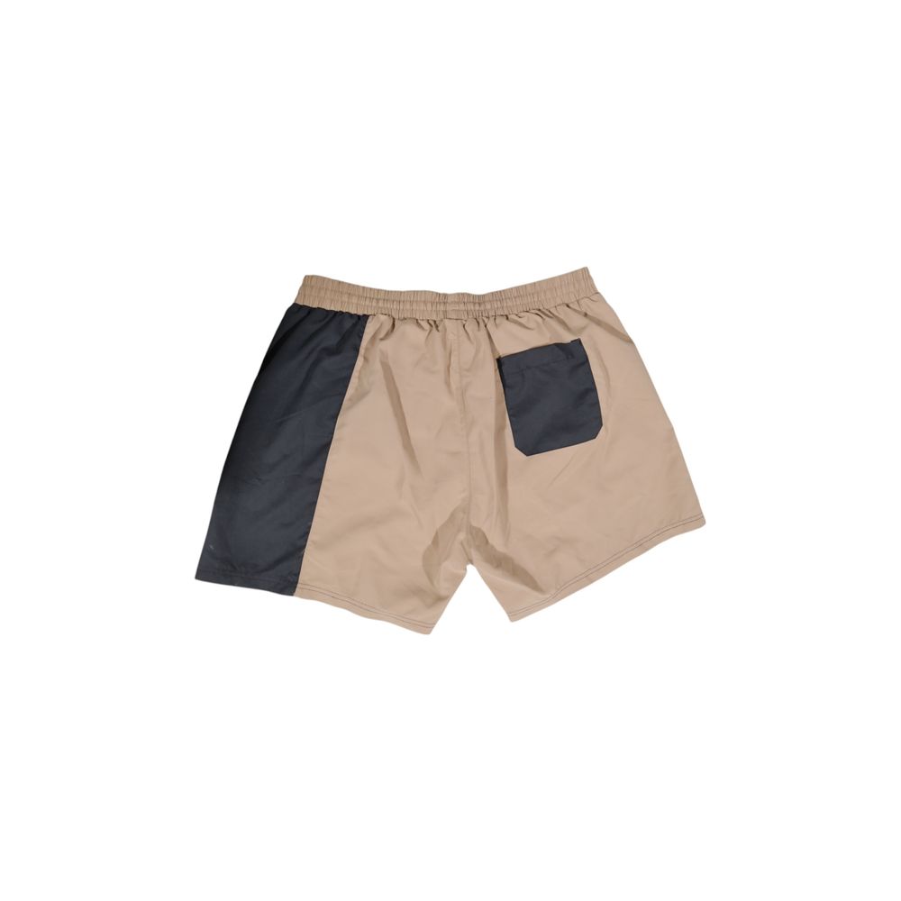 Slip de bain en polyester beige Hugo Boss