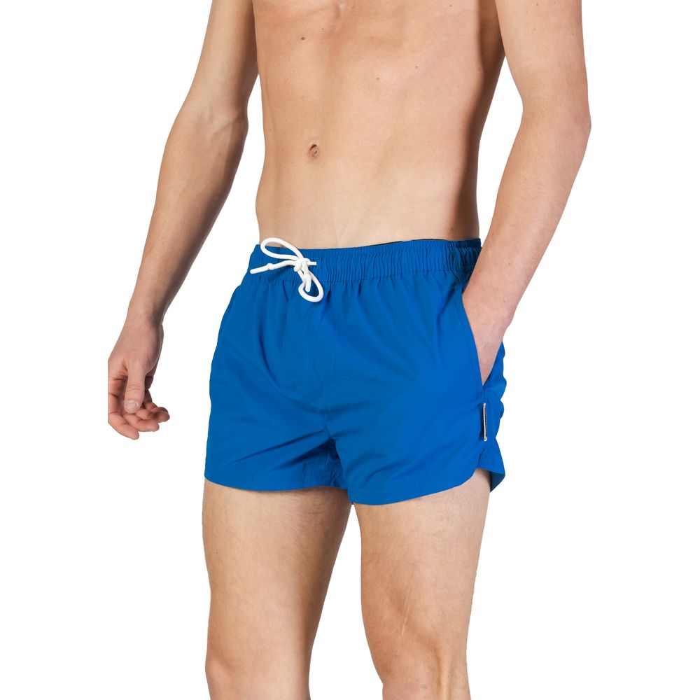 Maillot de bain bleu en polyester Hamaki-Ho