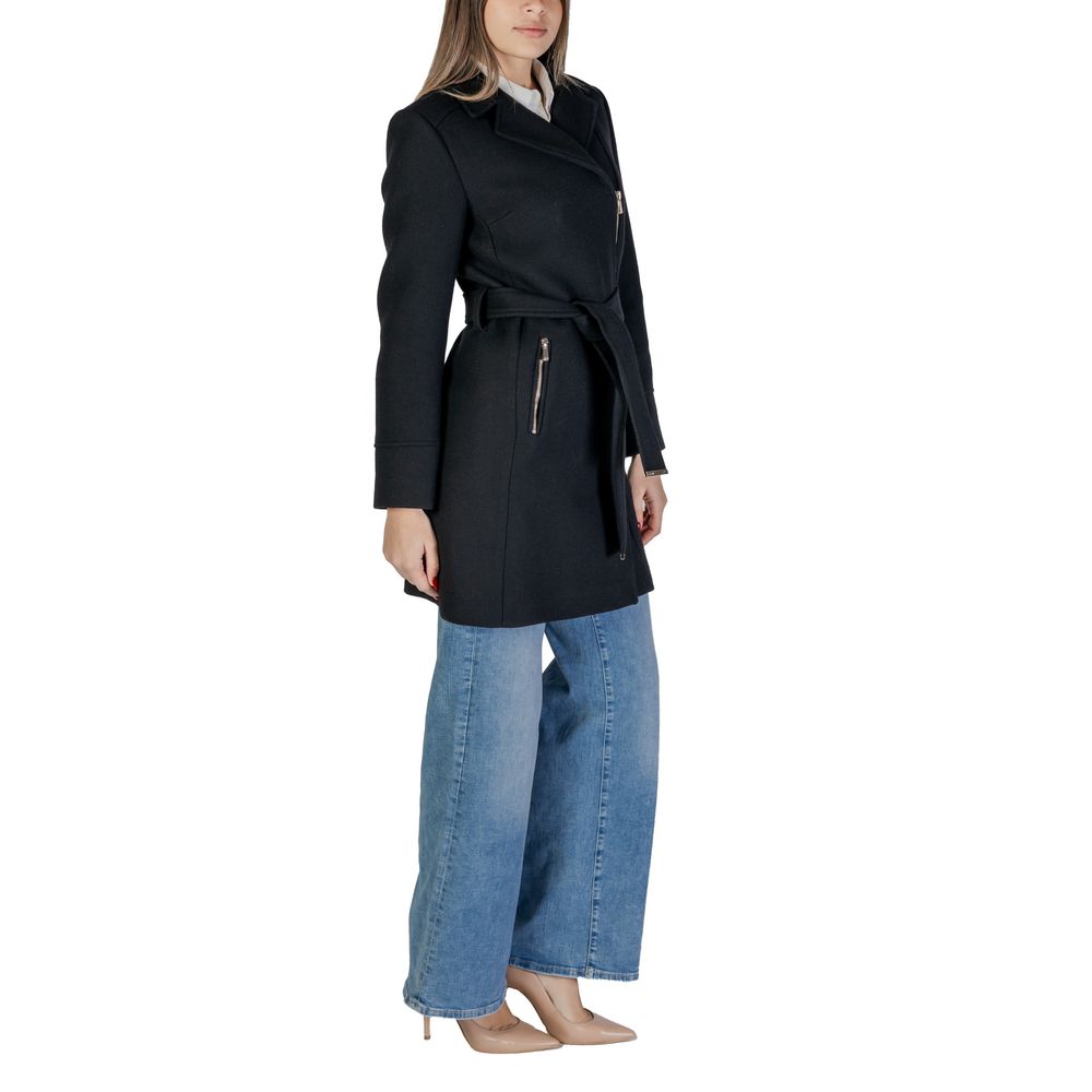 Vestes et manteaux en laine noire Morgan De Toi