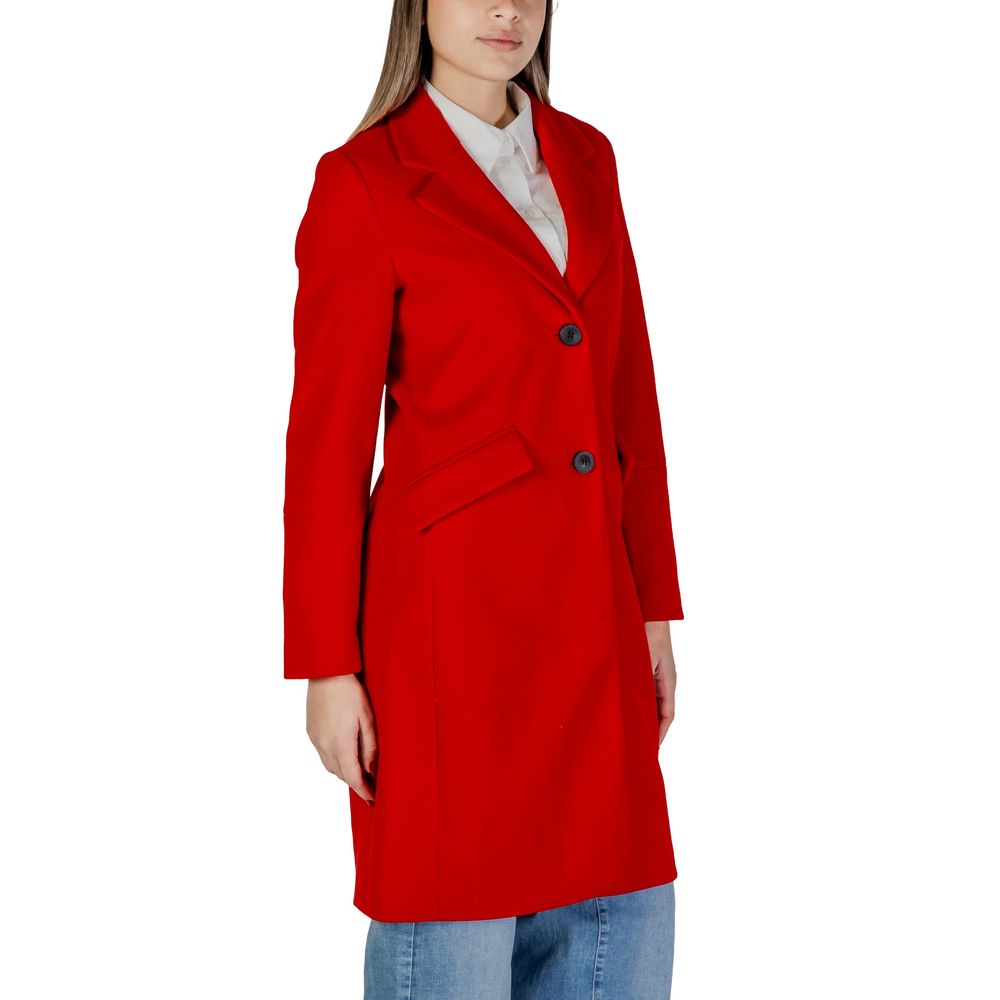 Vestes et manteaux en polyester rouge Vero Moda