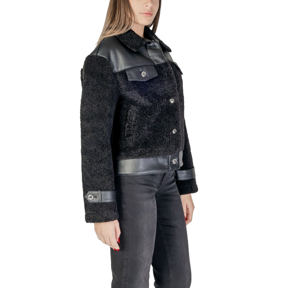 Vestes et manteaux en polyester noir Morgan De Toi