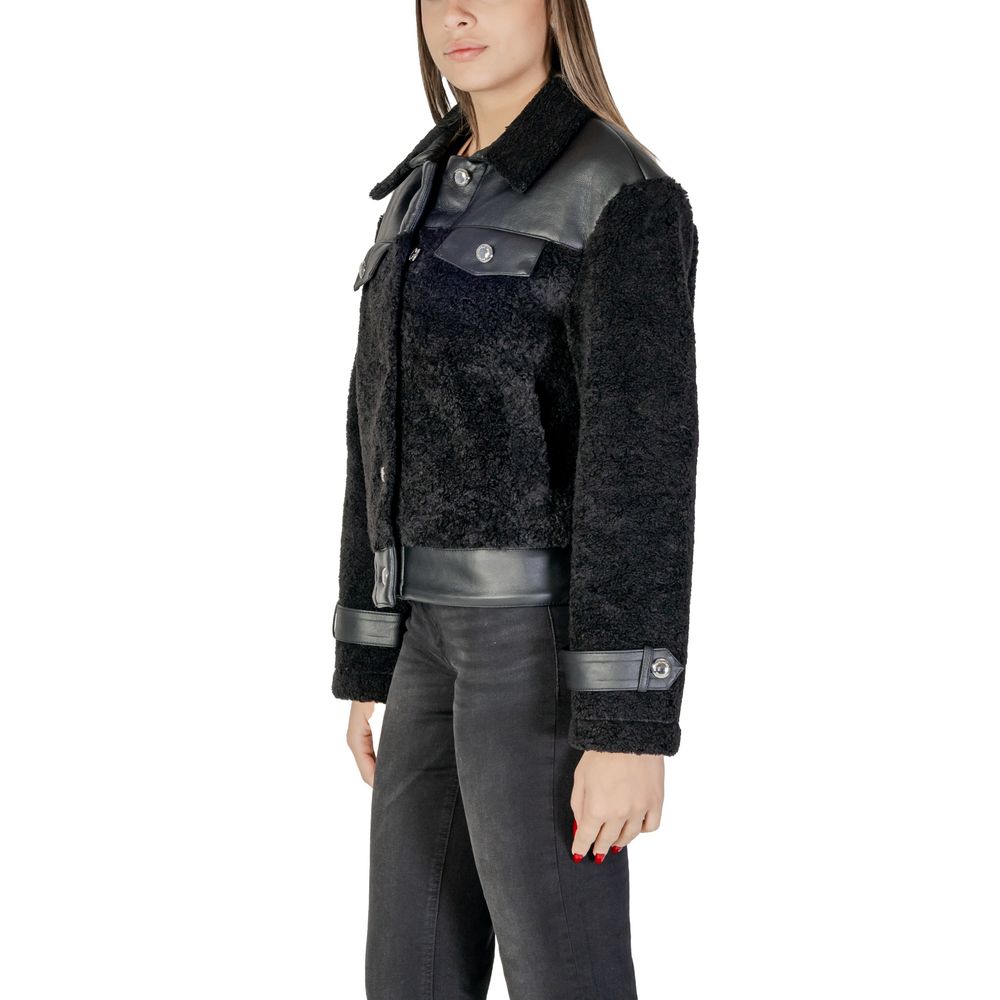 Vestes et manteaux en polyester noir Morgan De Toi