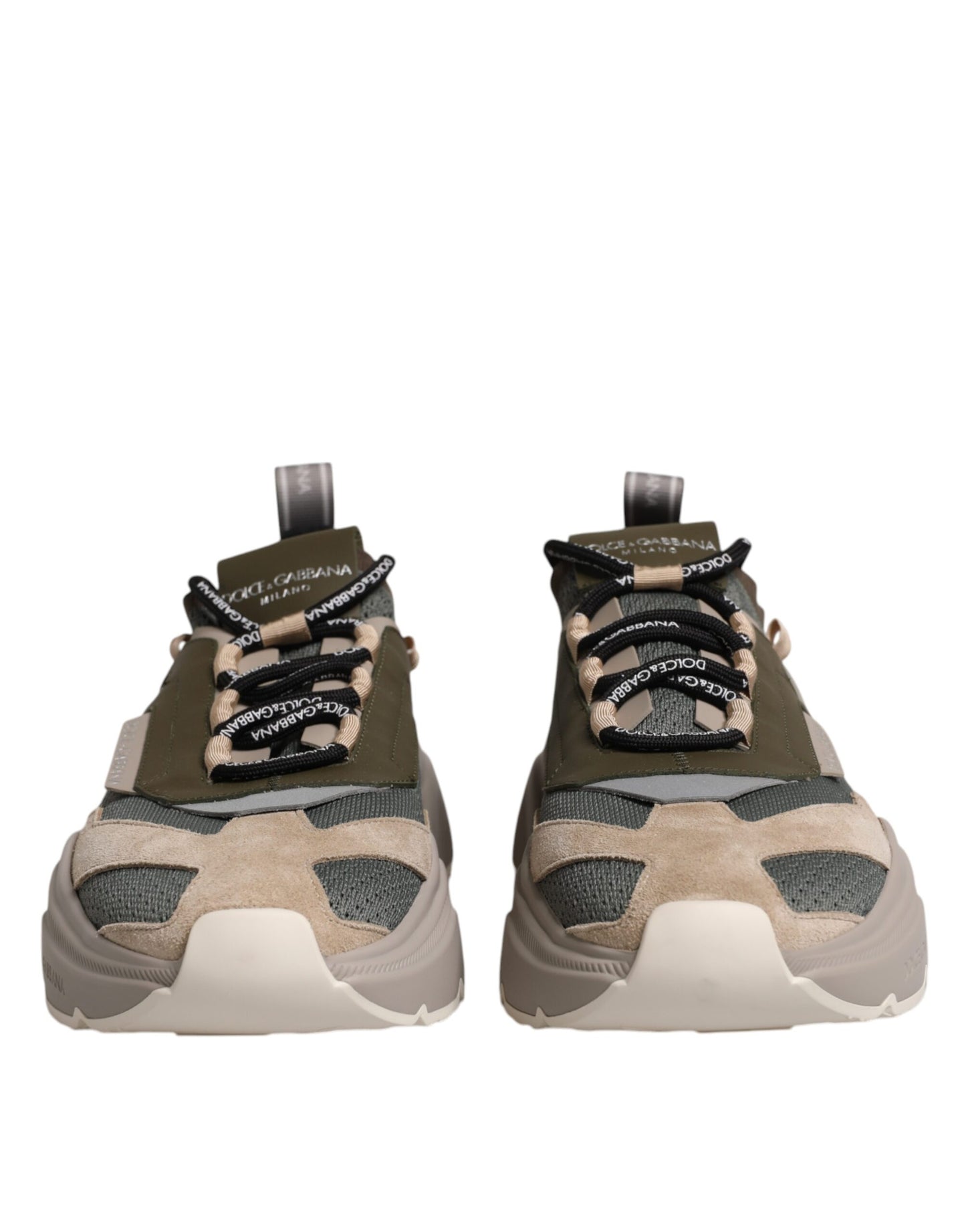 Dolce & Gabbana Multicolor Daymaster Low Top Sneakers Shoes by Dolce & Gabbana