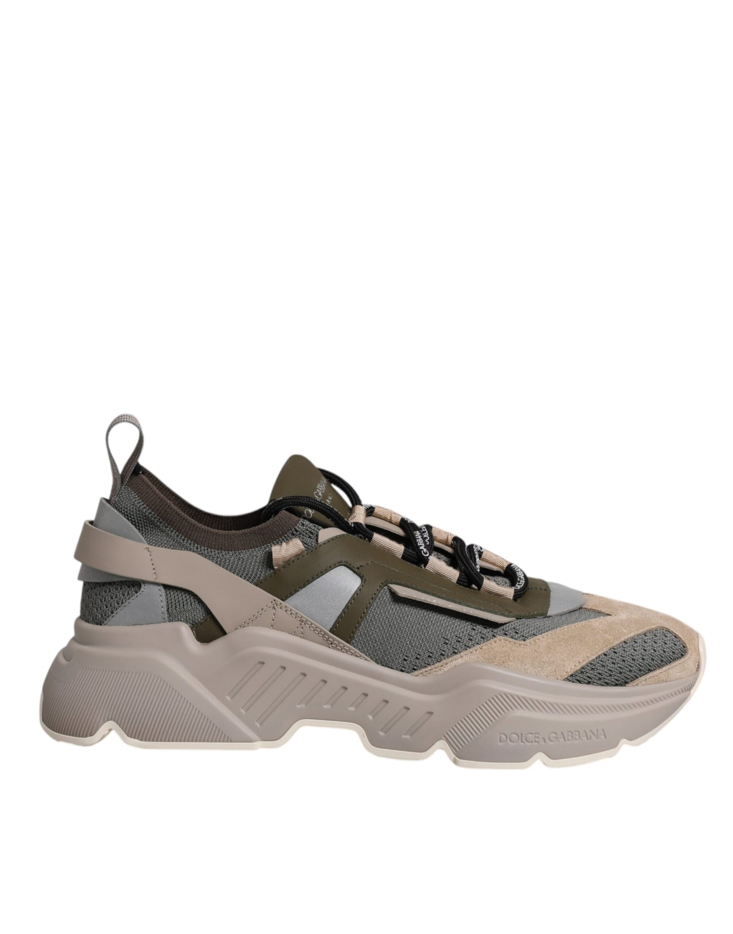 Dolce & Gabbana Multicolor Daymaster Low Top Sneakers Shoes by Dolce & Gabbana