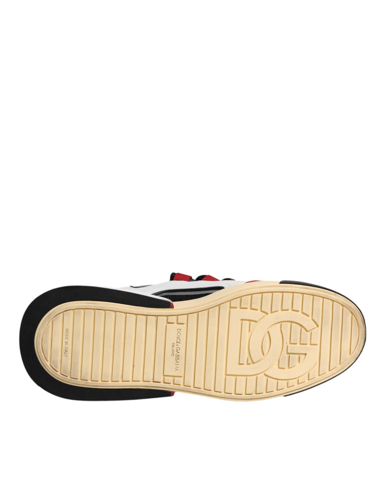 Dolce & Gabbana Multicolor Portofino Space Sneakers Shoes by Dolce & Gabbana